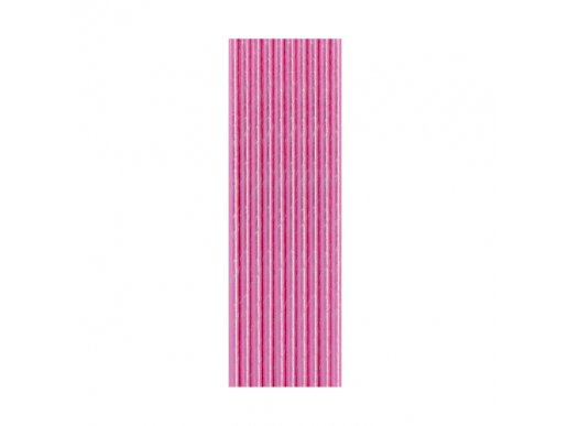 Pink glossy paper straws 10pcs