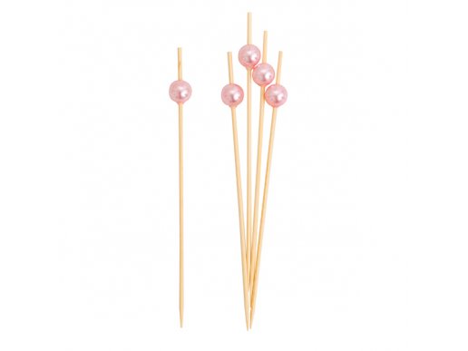 Pink Pearl Decorative Picks Party Accessories