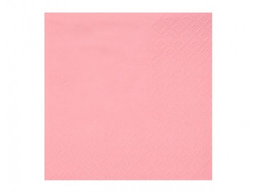 Pink beverage napkins 25pcs