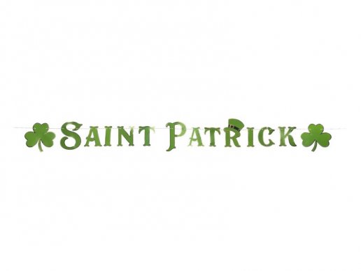 Saint Patrick letter garland 2m