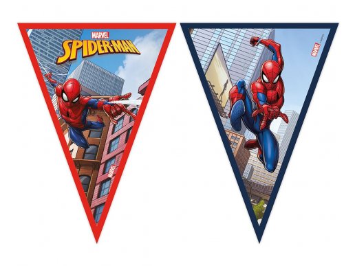 Spiderman Γιρλάντα Σημαιάκια (2,3μ)