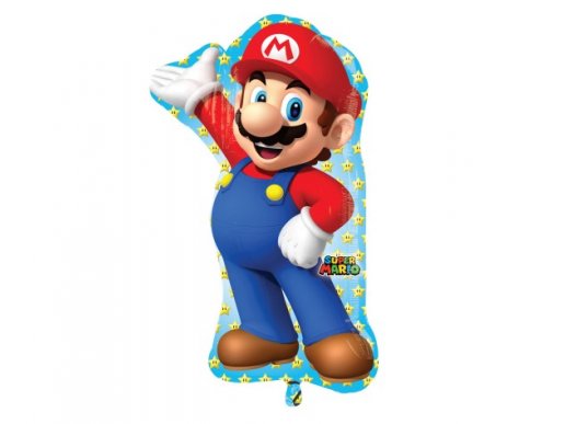 Super Mario μεγάλο foil μπαλόνι 83εκ