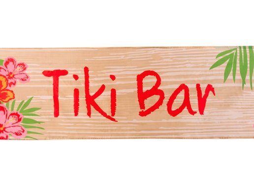 Tiki Bar Υφασμάτινο Μπάνερ (180εκ x 50εκ)
