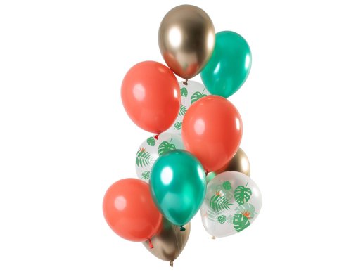 Tropical gem latex balloons 12pcs