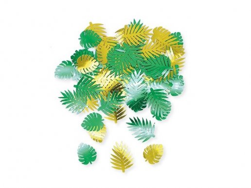 Tropical leaves table confetti 15g