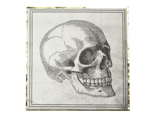 Vintage skeleton χαρτοπετσέτες 16τμχ