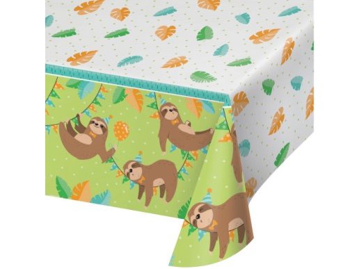 sloth-party-plastic-tablecover-party-supplies-for-boys-and-girls-344500