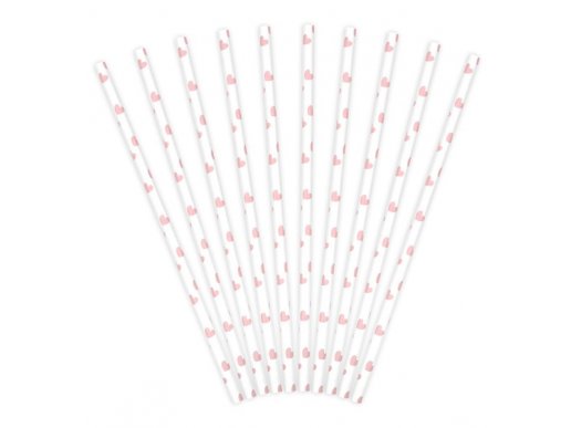 white-paper-straws-with-pink-hearts-party-accessories-SPP7-081J