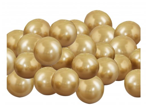 Gold small latex balloons 40pcs