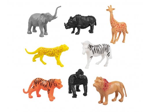 Safari animals toys 8pcs