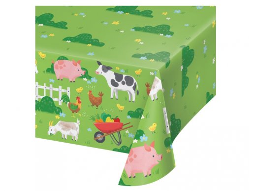 Farm animals tablecover