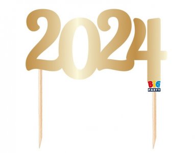 2024 Χρυσό Διακοσμητικό για Την Βασιλόπιτα