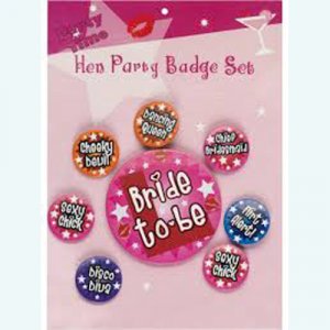 Badge Kit for Bachelorette Party (8pcs)