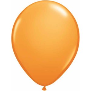 Orange Latex Balloons (5pcs)