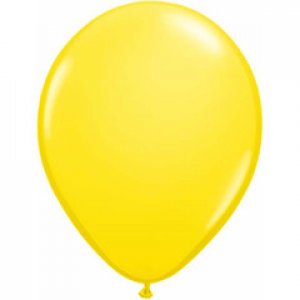 Yellow Latex Balloons (5pcs)