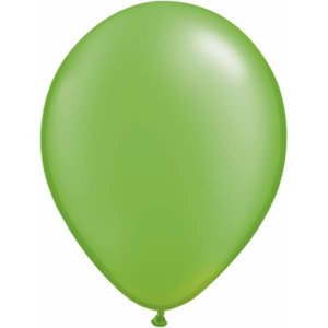 Lime Green Pearl Latex Balloons (5pcs)