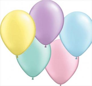 Pastel Assortment Latex Balloons (10pcs)