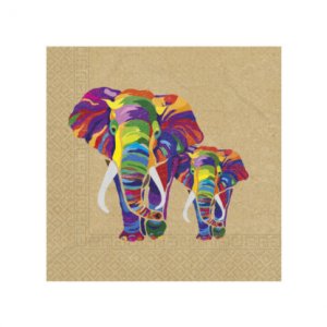 Africa Ελέφαντας Χαρτοπετσέτες (20τμχ)