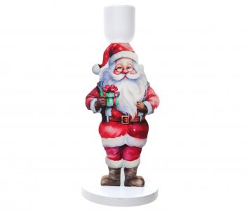 Santa Candle Holder (19cm)