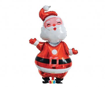 Happy Santa Super Shape Foil Balloon (70cm x 120cm)