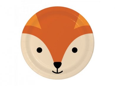 Fox Large Paper Plates (8pcs)
