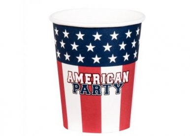 American Party Paper Cups (6pcs)