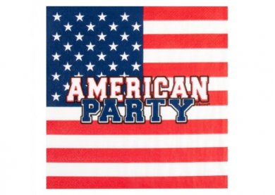 American Party Luncheon Napkins (12pcs)