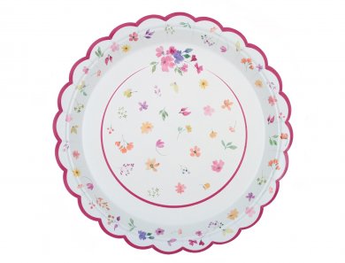 Ανοιξιάτικα Floral Μεγάλα Χάρτινα Πιάτα (6τμχ)