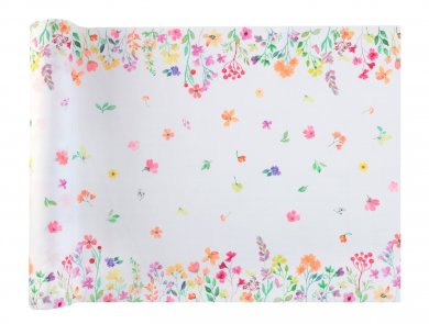 Spring Floral Table Runner (28cm x 250cm)