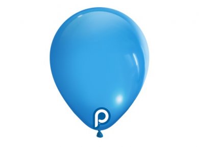 Light Blue Small Latex Balloons (10pcs)