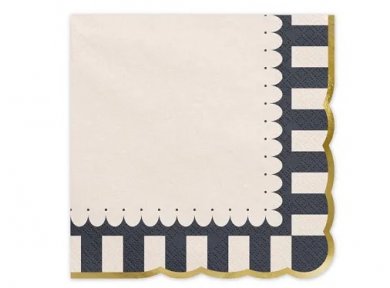 Spider with Gold Foiled Print Napkins (12pcs)