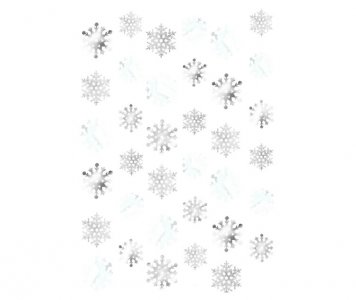 Silver Snowflakes String Decorations (6pcs)