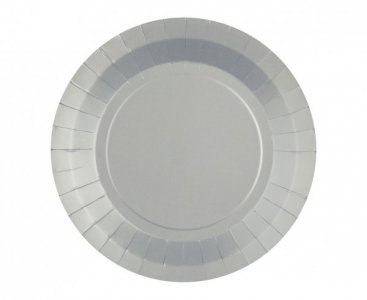 Silver Small Paper Plates (10pcs)