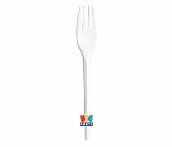 Άσπρα Ecolor Compostable Πιρουνάκια (20τμχ)