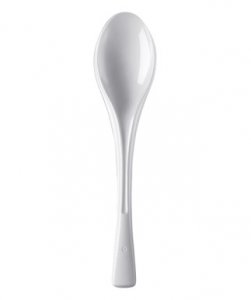 White Dessert Spoons (20pcs)