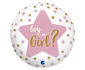 Star Boy or Girl Foil Balloon (45cm)