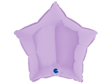 Lilac Star Shaped Foil Balloon (46cm)
