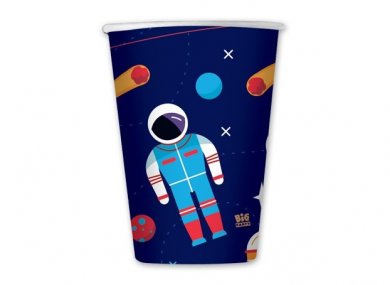 Astronaute in Space Paper Cups (8pcs)