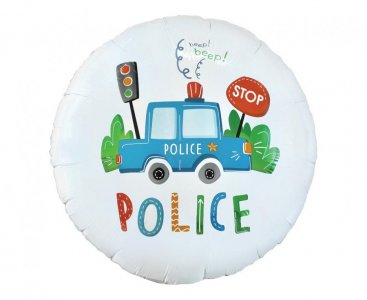 Police in Action Foil Balloon (46cm)