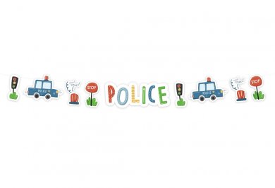 Police in Action Garland (300cm)