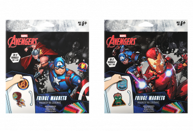 Avengers Σετ με DIY Μαγνήτες για Το Ψυγείο (4τμχ)