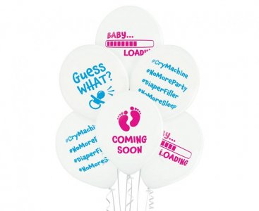Baby Loading Latex Balloons (6pcs)