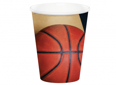 Basket in Parquet Paper Cups (8pcs)