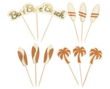 Beach Party Decorative Picks (12pcs)