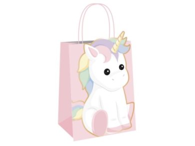 Baby Unicorn Luxurious Paper Party Bags (4pcs)