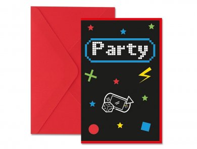 Best Gamer Party Invitations (6pcs)