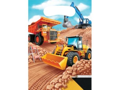 Big Dig Construction Loot Bags (8pcs)