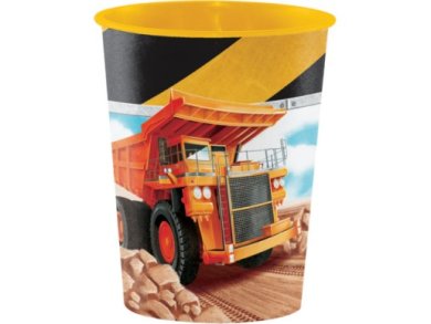 Big Dig Construction Plastic Cup