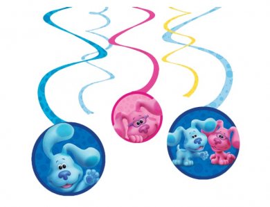 Blue's Clue's Swirl Decorations (6pcs)