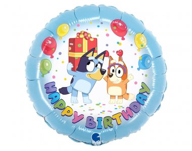 Bluey Happy Birthday  Foil Μπαλόνι (45εκ)